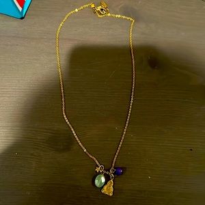 Danielle Stevens Buddha and gemstone necklace